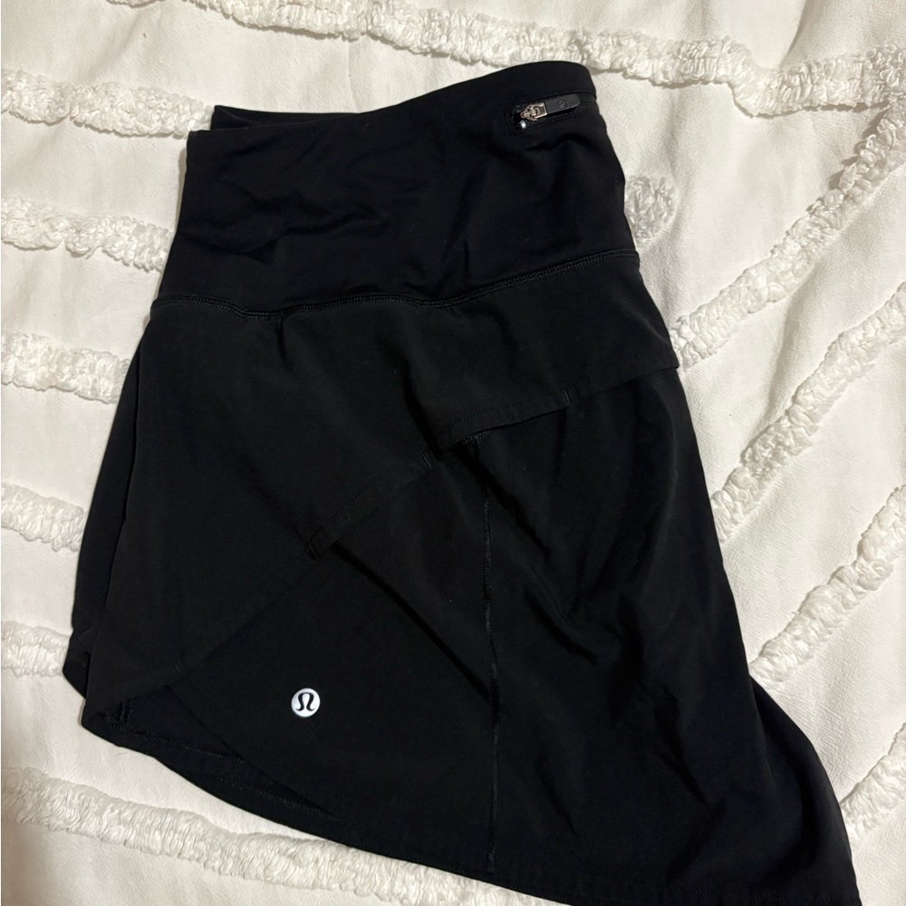 Lululemon Black Speed Up Shorts